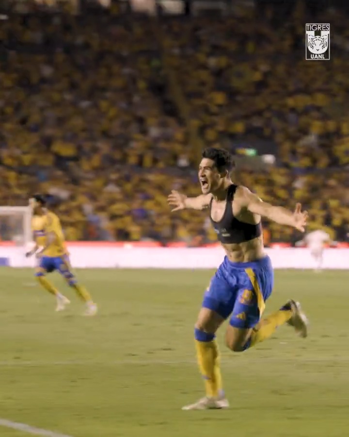 LO DE JOAQUIM, EL CENTRO, EL REMATE, EL GOL, EL FESTEJO, ESTO ES TIGRES. Bitso