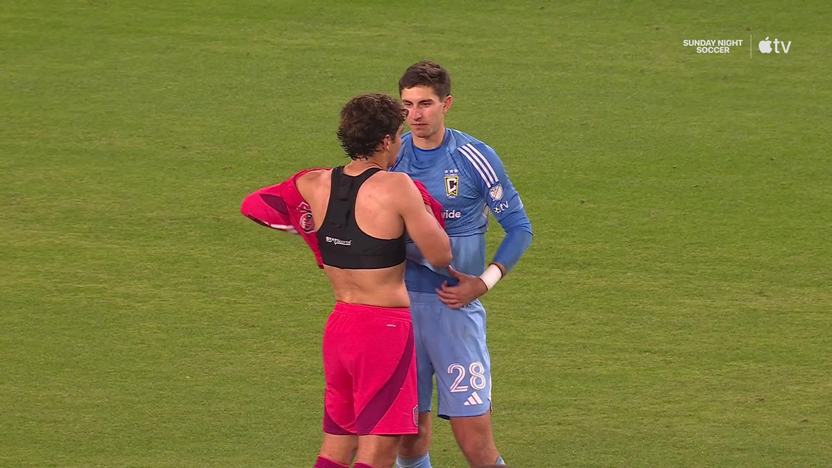 Former teammates at SLU Men's Soccer reunited. Simon Becher 🤝 Patrick Schulte
