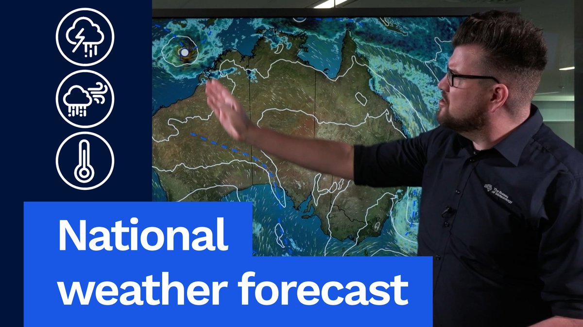 National Weather Forecast Mon 14 April 2025: Showers about the east coast and tropical north, dry and sunny elsewhere Video current: 1pm AEST Monday 14 April 2025. For the latest forecasts and warnings go to our website or the BOM Weather app.