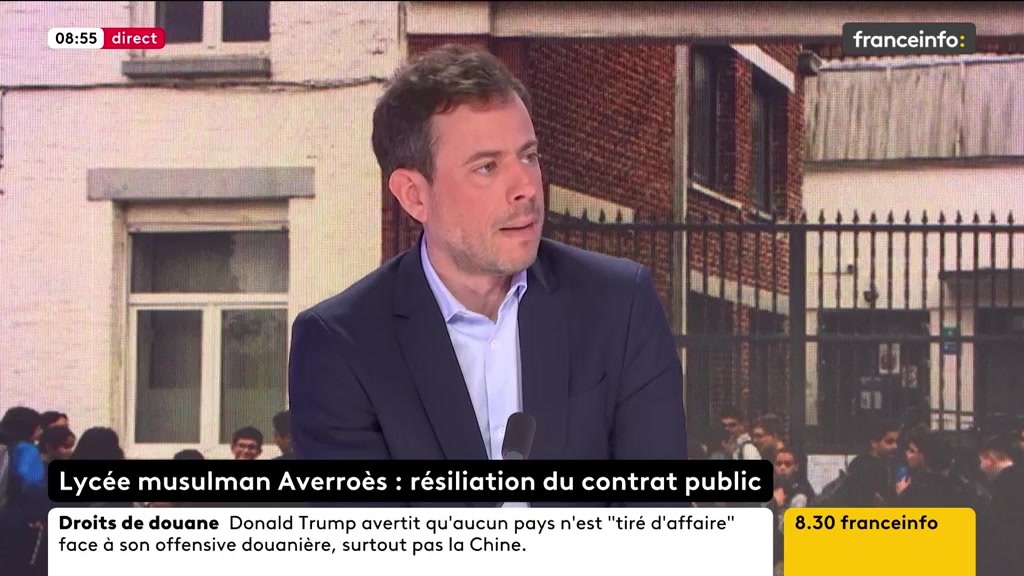🔴➡️ "Il y a un deux poids, deux mesures qui est révoltant : les établissements sous contrat musulmans sont criblés de contrôles", dit Paul Vannier.