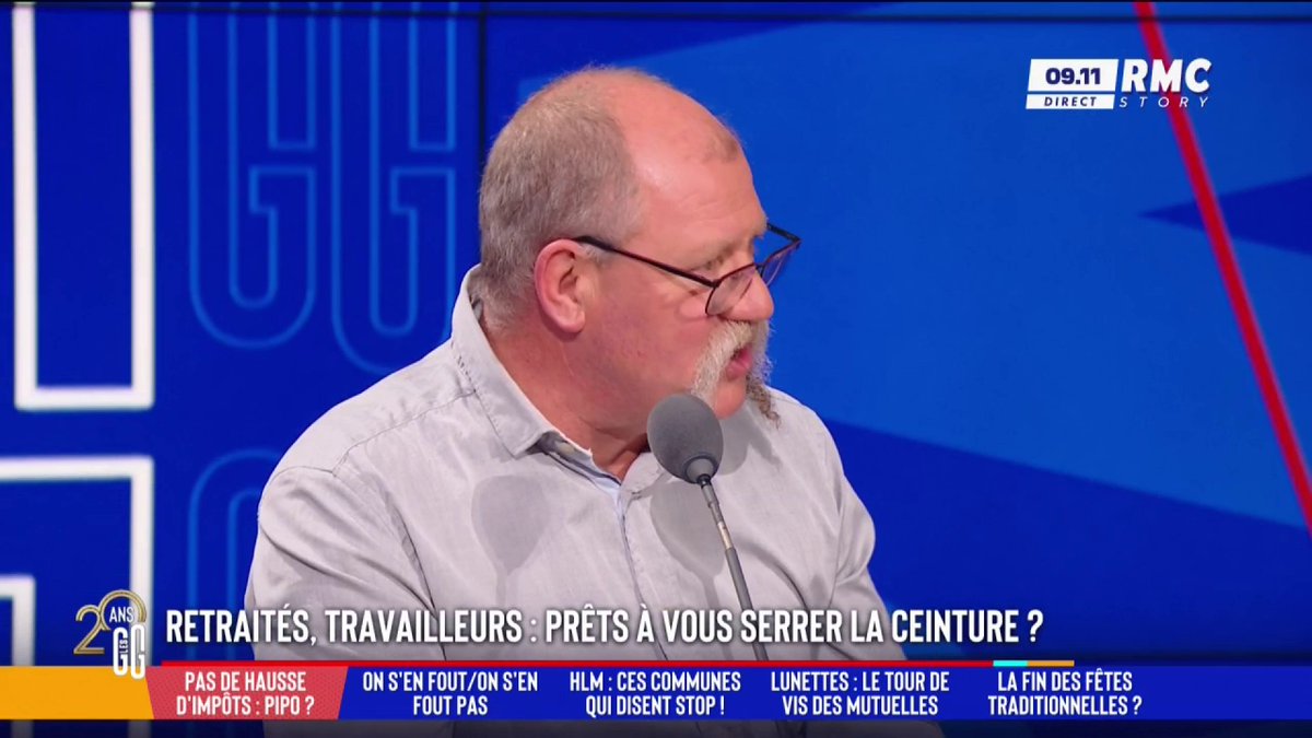 💶 Impôts : prêts à vous serrer la ceinture ? 🗣️ Didier Giraud : "Ce n'est plus entendable, pour la France qui paie, de rajouter des impôts... La France qui paie n'en peut plus de payer ! Il faut dégraisser le mammouth ! L'État ne se réforme jamais..." #GGRMC