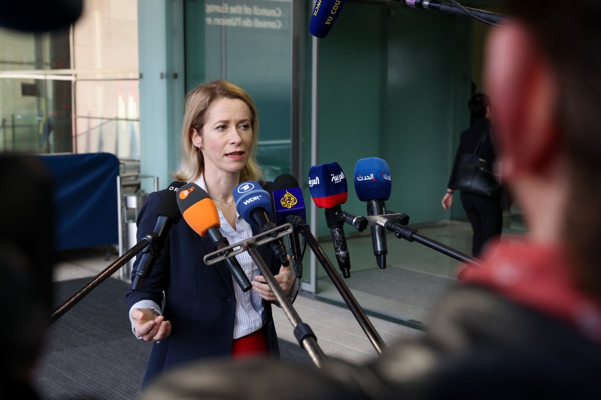 Today, we are in Luxembourg for the Foreign Affairs Council. On the agenda: Russian aggression against Ukraine, Western Balkans, situation in the Middle East and Syria, EU-Africa relations and the first EU-Palestine High Level Political Dialogue. My doorstep ↓