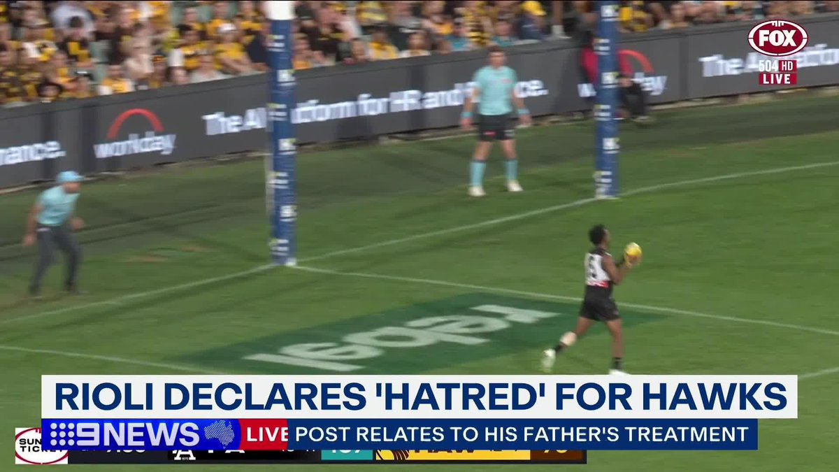 Tensions between Port Adelaide and Hawthorn have gone into overdrive, after Port star Willie Rioli took to social media to slam the Hawks following Sunday night's win. Tom Morris #9News