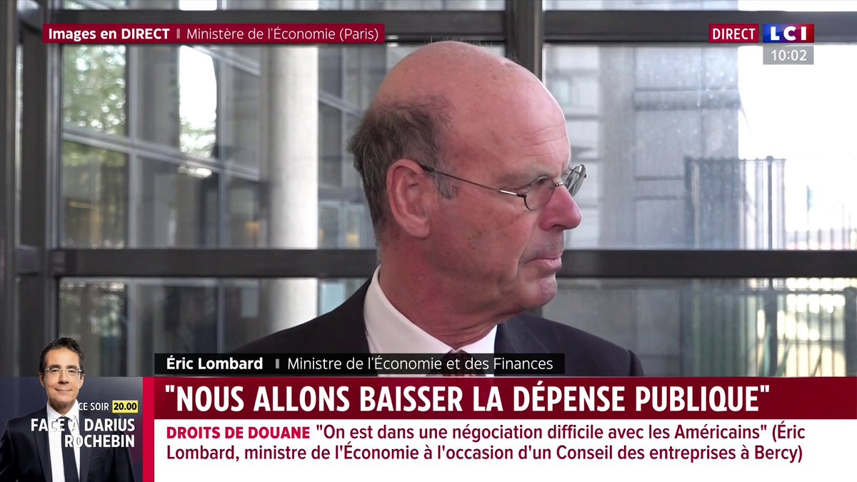 🗣️ "Notre pays est trop endetté" : Eric Lombard