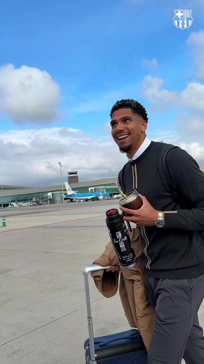 The squad is off to Dortmund ✈️