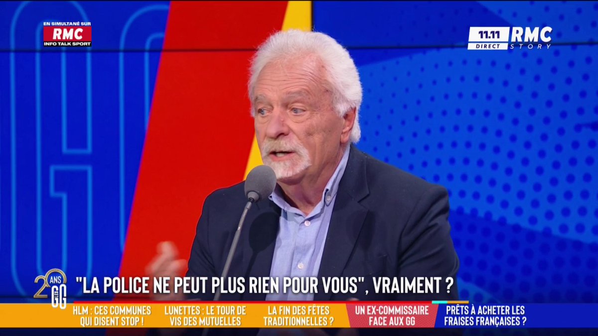 👮 La police peut-elle encore quelque chose pour nous ? 🎙️ Maurice Signolet, ancien commissaire de police : "Le monde a changé, la délinquance a explosé, la violence est omniprésente... À mon époque, vous alliez les mains dans les poches dans une cité !" #GGRMC