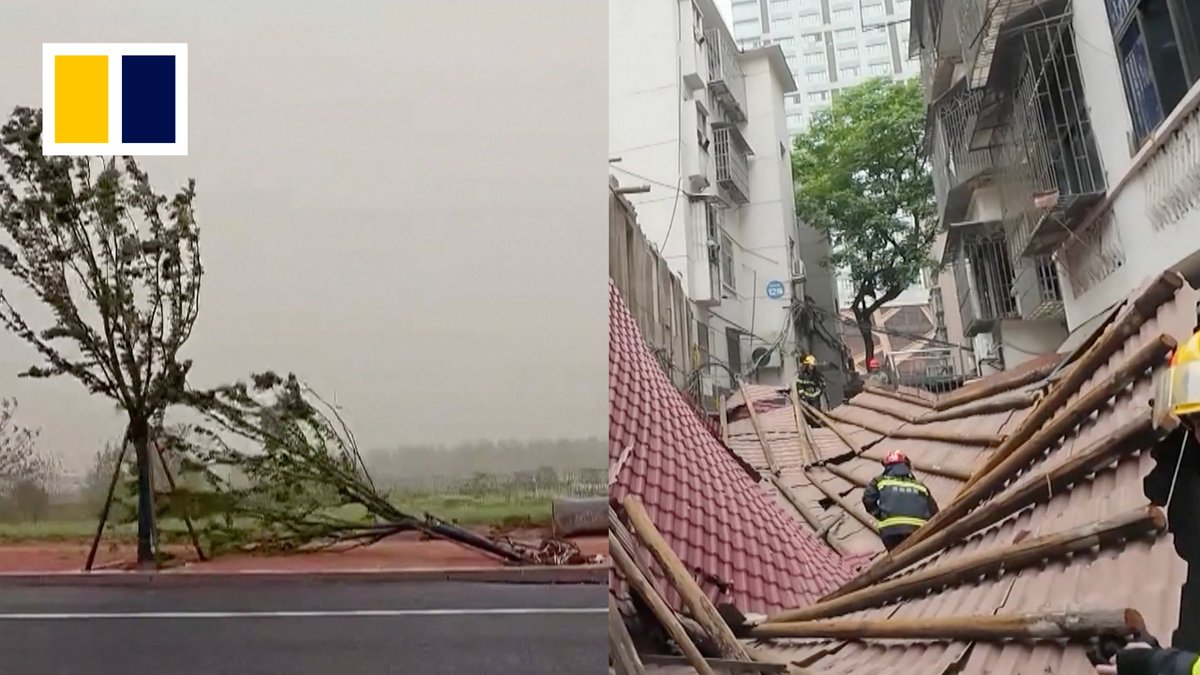 When winds literally swept people off their in China. Read more: