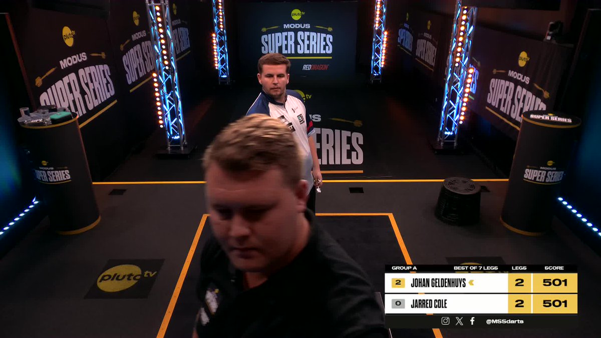 JARRED COLE HITS A 9 DARTER *AGAIN*!!!!😱🚨 Jarred Cole becomes the first ever player to hit the perfect leg at the Super Series with 2 different routes!!!!