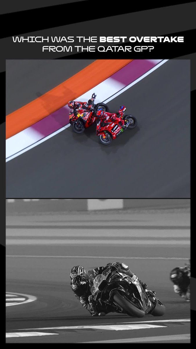 Top Gun or Ai Ogura: who will earn the Best Overtake badge? ⚔️💥 #QatarGP 🇶🇦