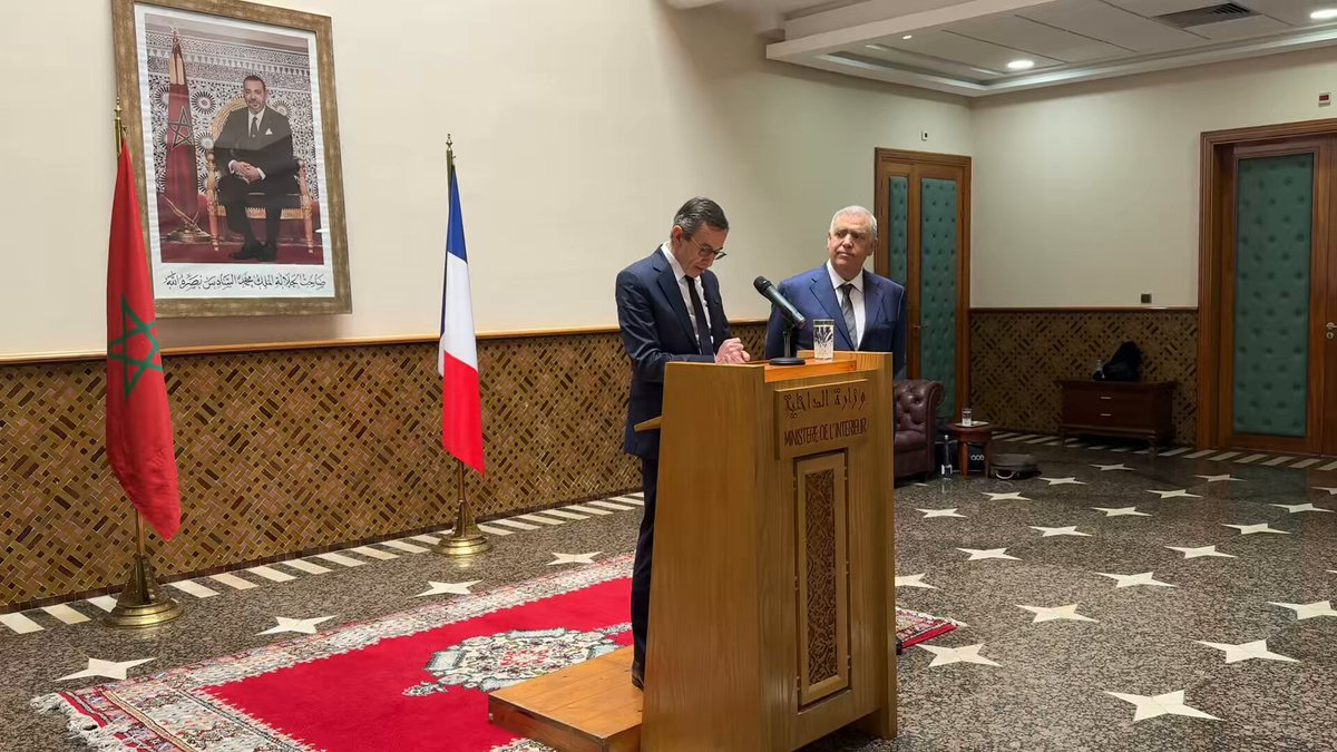 La France et le Maroc avancent ensemble pour bâtir un espace de sécurité commun. Nos échanges renforcent une confiance mutuelle essentielle. Je resterai engagé à faire vivre cette dynamique partagée.