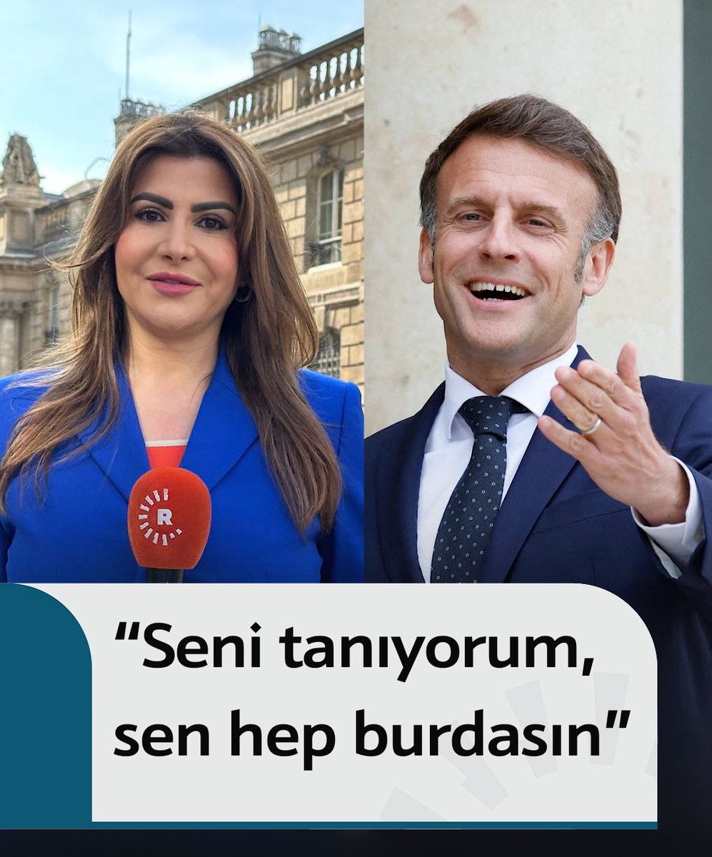 Macron, Ala Şali'ye "Seni tanıyorum, sen hep burdasın." diyor