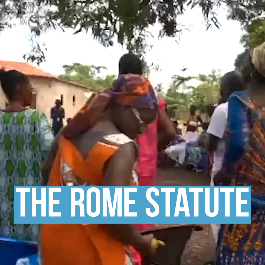 The #RomeStatute, the #ICC's founding treaty, helps prevent crimes that threaten peace and security. Find out more ➡️ #MoreJustWorld #JusticeMatters