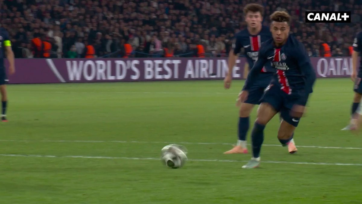Au match aller il a fait des merveilles 💫 Désiré Doué sera-t-il à nouveau buteur lors de Aston Villa / PSG ? Réponse demain à 21H00 sur CANAL+ Foot 📺 #AVLPSG | #UCL
