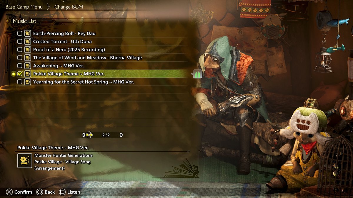 Treat your ears to some classic Monster Hunter music with the optional BGM Set Vol.1 paid DLC, including the Pokke Village Theme from Monster Hunter Generations! Available now from your platform's digital storefront!