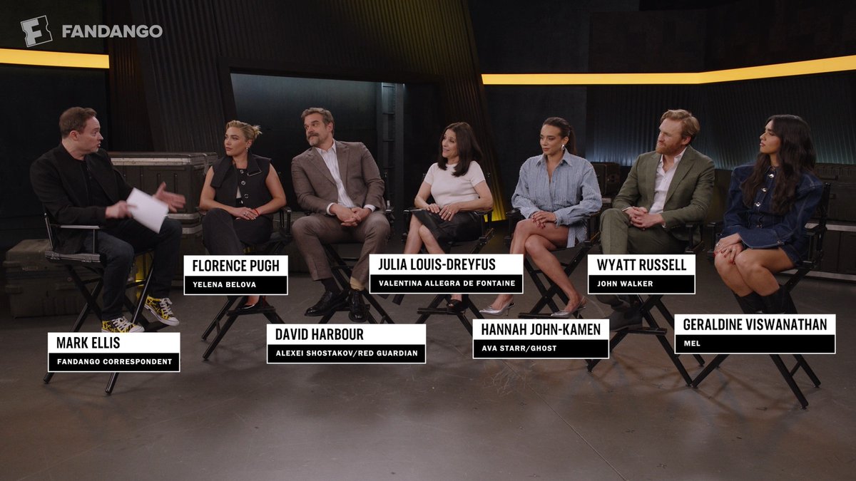 Why choose the Thunderbolts over the Avengers? Watch the cast reveal all in our new Big Ticket interview. Get tix now - Marvel's Thunderbolts* is in theaters May 2