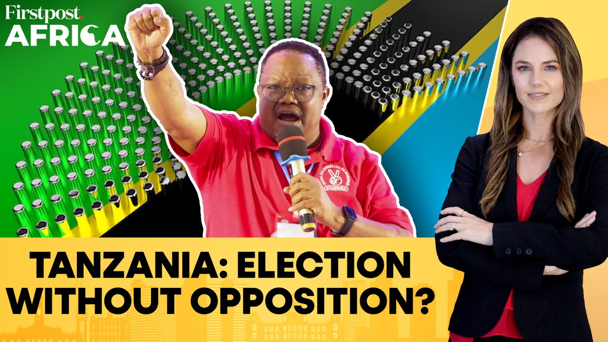 #FirstpostAfrica: Tanzania's main opposition party, Chadema, has been disqualified from the October presidential elections. This comes just days after its leader, Tundu Lissu, was arrested and charged with treason. alyson le grange tells you more.