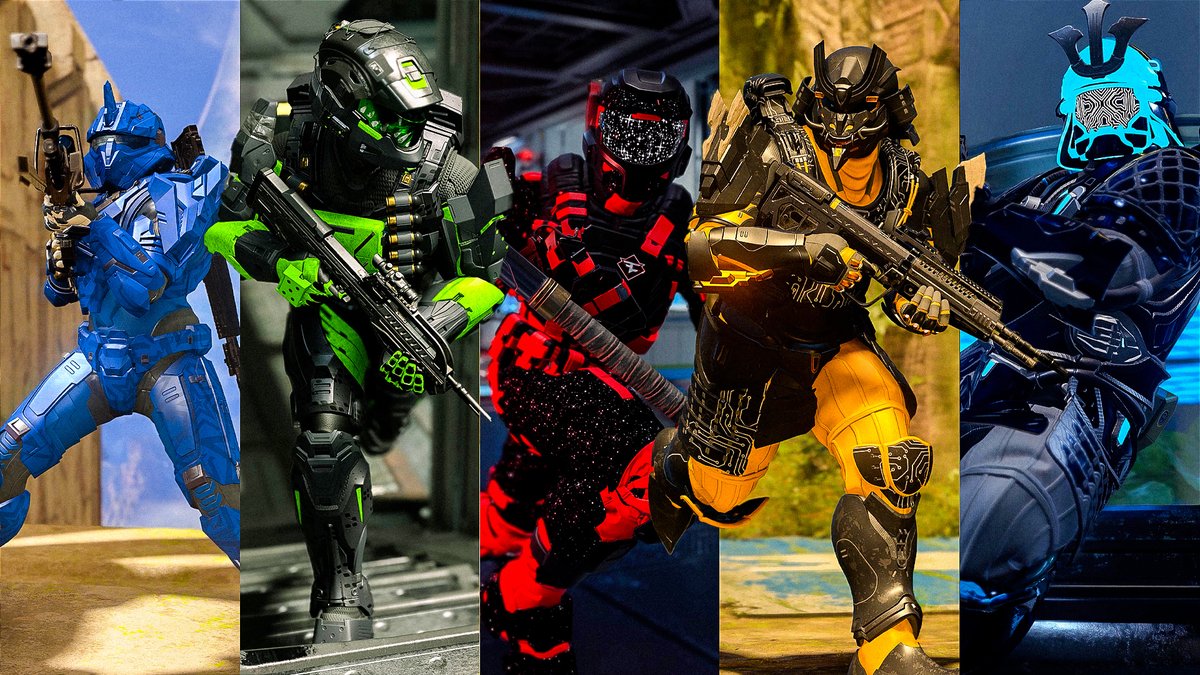 HCS Year 2 Lauch Bundles are now UNLOCKED and will return to the Halo Infinite Shop TOMORROW!🔓 Cloud9 Complexity FaZe Esports OpTic Spacestation Gaming