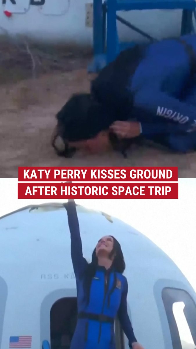 EXTRATERRESTRIAL: Katy Perry would '10/10' recommend her historic journey to space with an all-women crew.