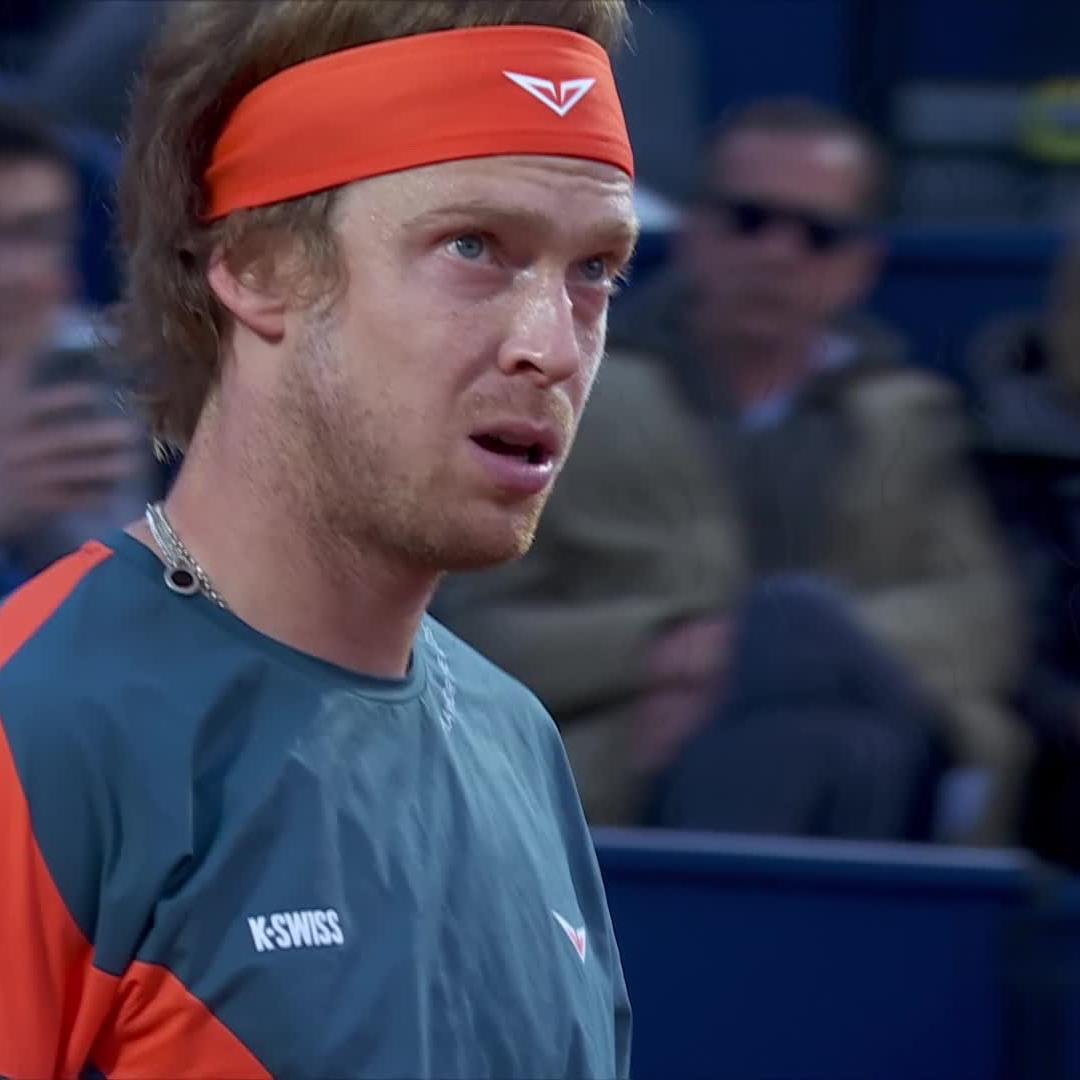 Safin-esque stuff from Andrey Rublev 🔥 #BCNOpenBS