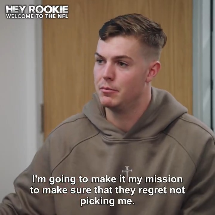 "I'm going to make it my mission to make sure they regret not picking me." Will Howard makes his Draft pitch. 🗣️ New #HeyRookie tonight 7:30pm ET on ESPN2