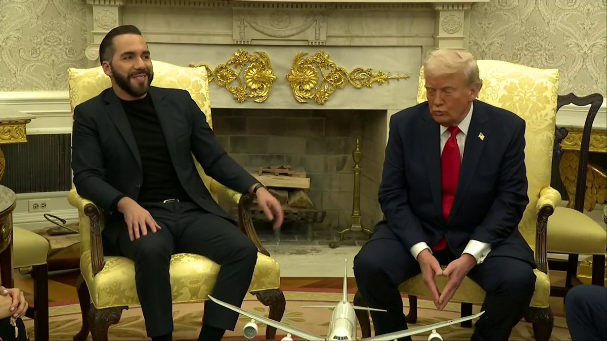 WATCH: Nayib Bukele: "Yeah, but I'm not releasing — we're not really fond of releasing terrorists into our country."