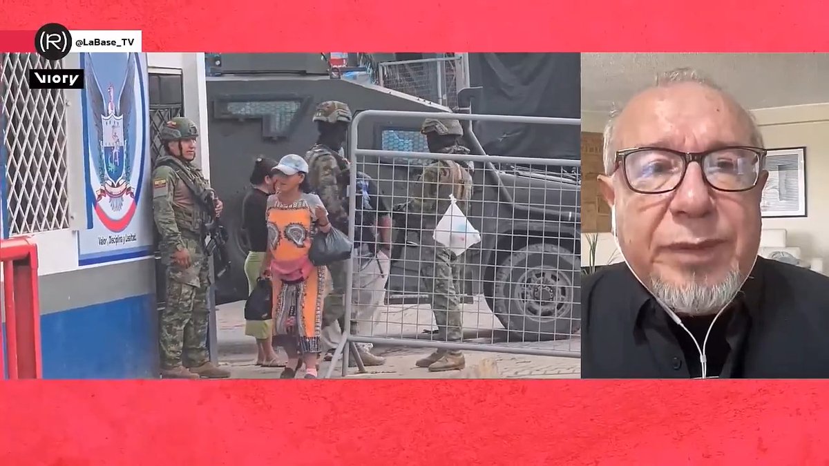 "El objetivo fundamental de la derecha ecuatoriana en general es desmontar la Constitución de Montecristi" Orlando Pérez, corresponsal de Diario Red en Ecuador 👇 📺 LA BASE |
