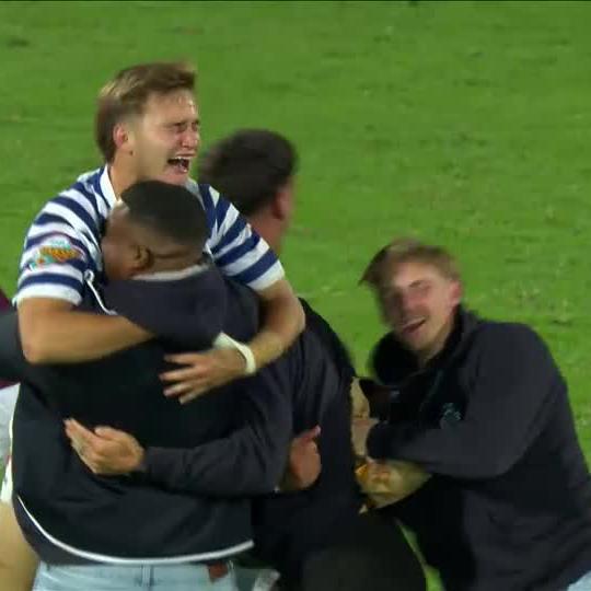 The curse is broken 🥳 FNB UCT Ikeys win the 2025 #VarsityCup on enemy territory 🐯🏆 #SSRugby