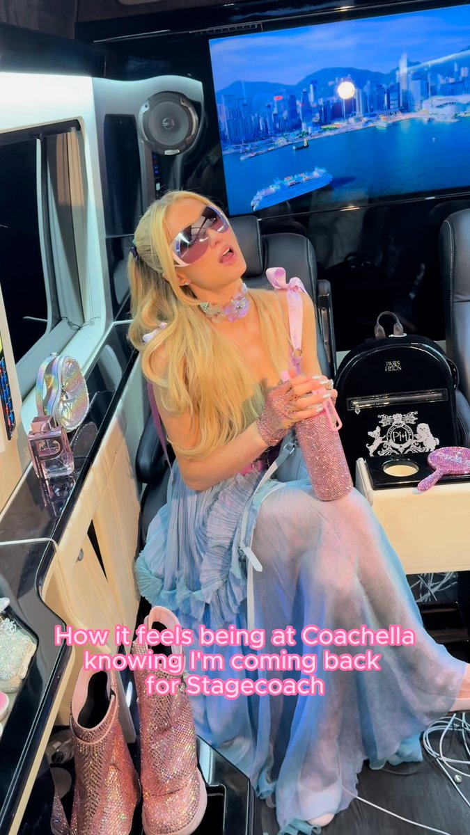 Life is hard when you’re a 365 party girl 😂 See you back in the desert in 2 weeks for my Stagecoach set! 🔥