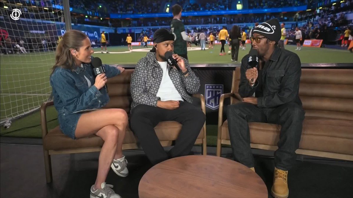 🗣️ "A new era of football" Nottingham Forest winger Anthony Elanga joins the panel at Baller League to discuss the action 🌳