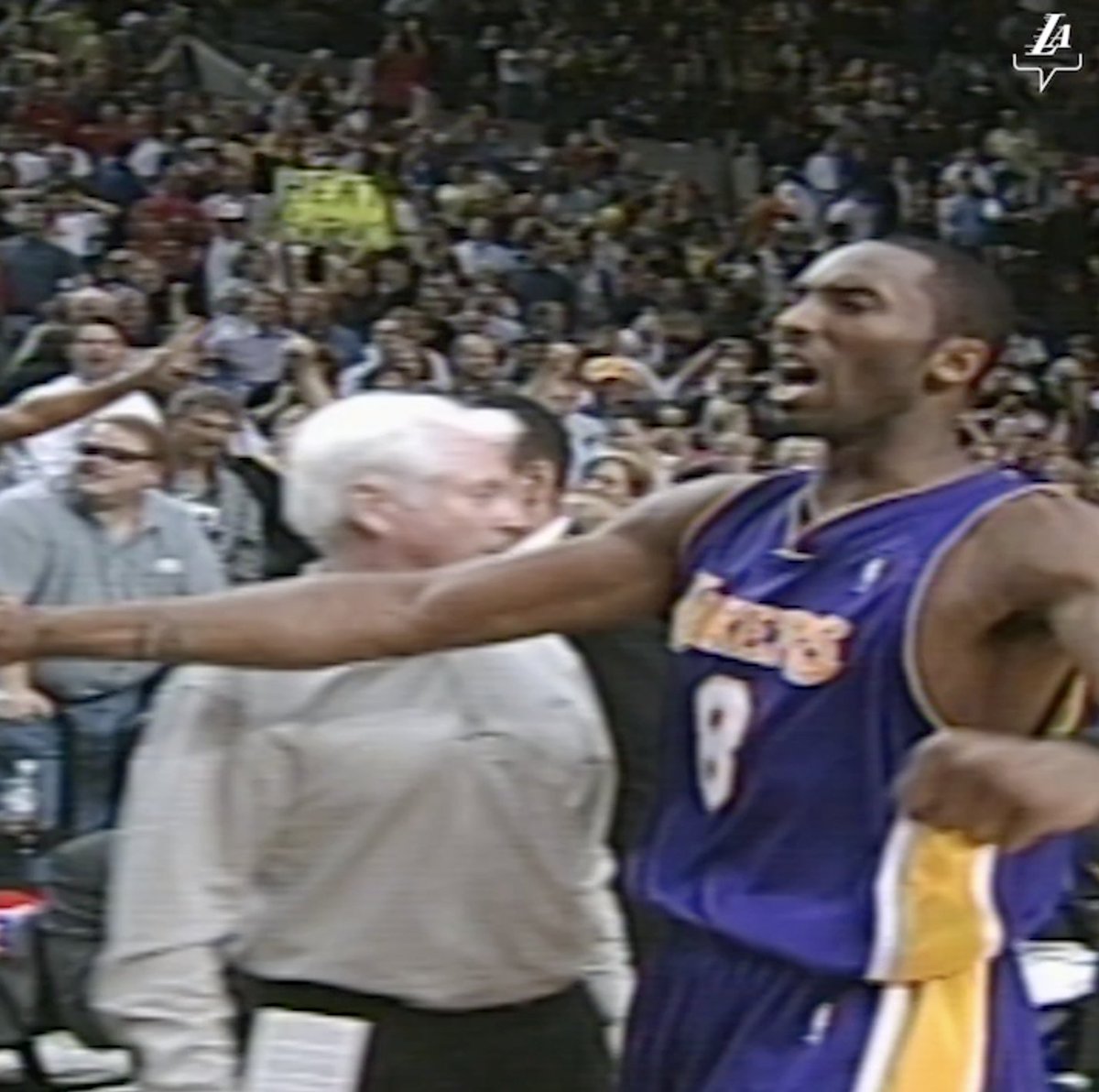 21 years ago today: Kobe Bryant hits two ridiculous threes in the same game, including the buzzer-beater game-winner. “The Kobe Stopper” tried his best.