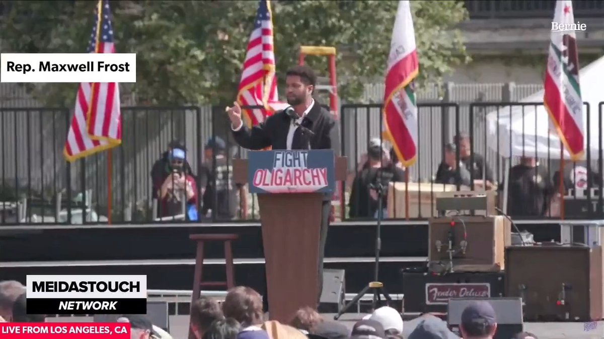 Rep. Maxwell Alejandro Frost: “The reason you don't have health care has nothing to do with immigrants. It has to do with billionaires like Elon Musk.”