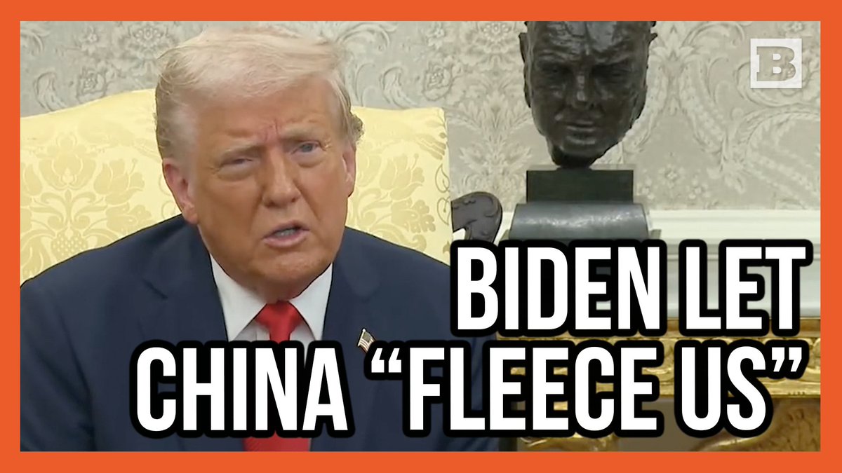 Trump: Joe Biden allowed China to "fleece us," causing the United States to lose "trillions of dollars on trade."