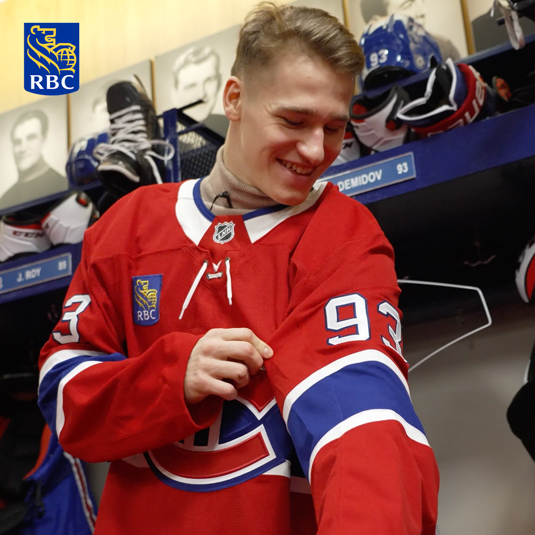 Ce sentiment quand tu enfiles le chandail pour la première fois That first-time jersey feeling #GoHabsGo | RBC FR | RBC
