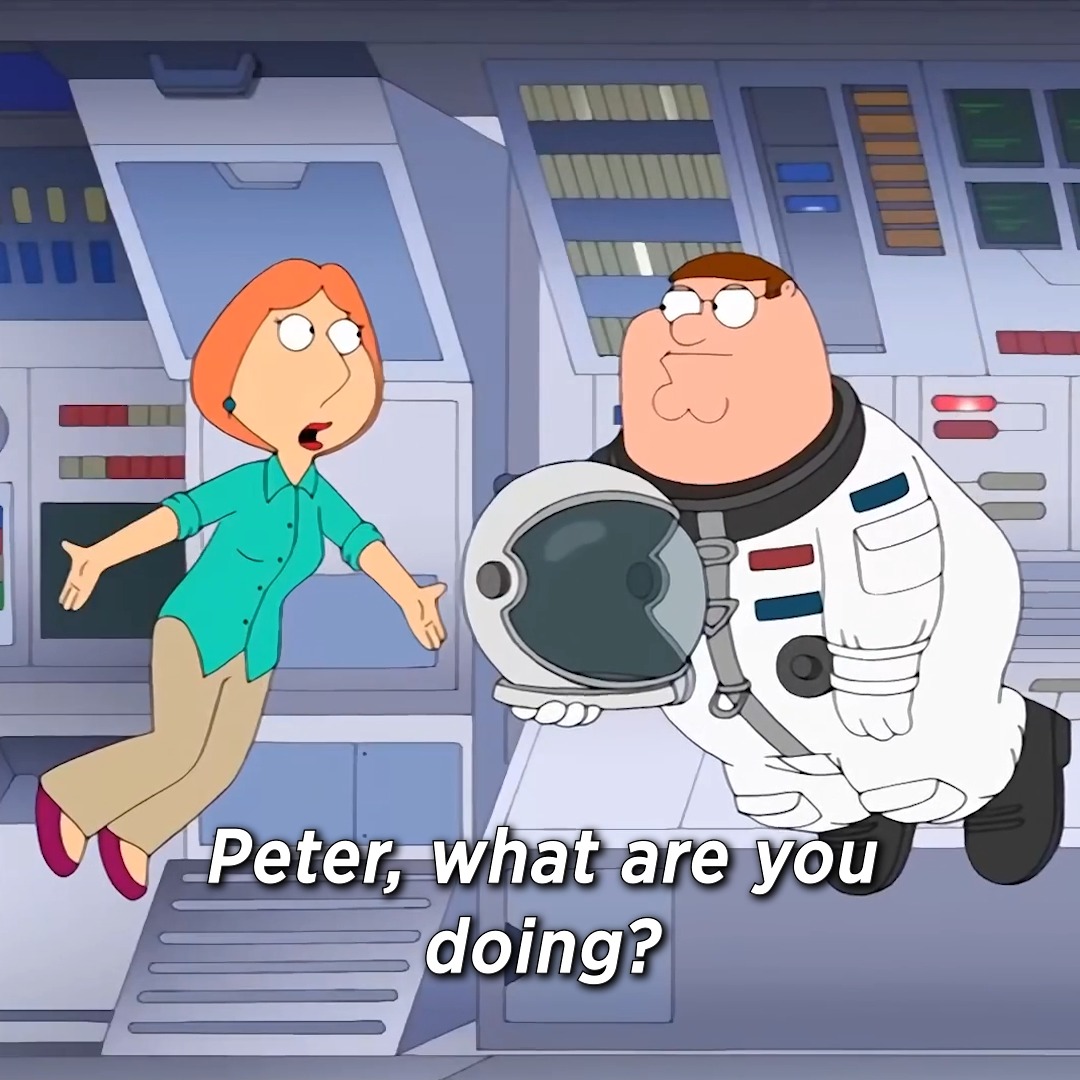 tired: sending KATY PERRY to space 😴 wired: sending peter griffin to space 🚀 📺: #familyguy on Hulu