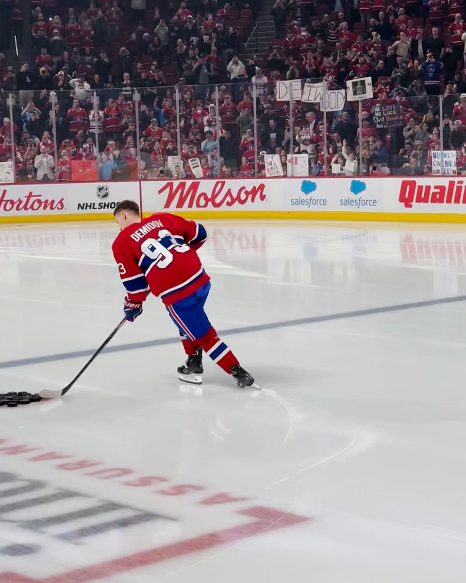 The Bell Centre is LOUD for Ivan Demidov's rookie lap 🔊 📺: Sports on Prime Canada ➡️