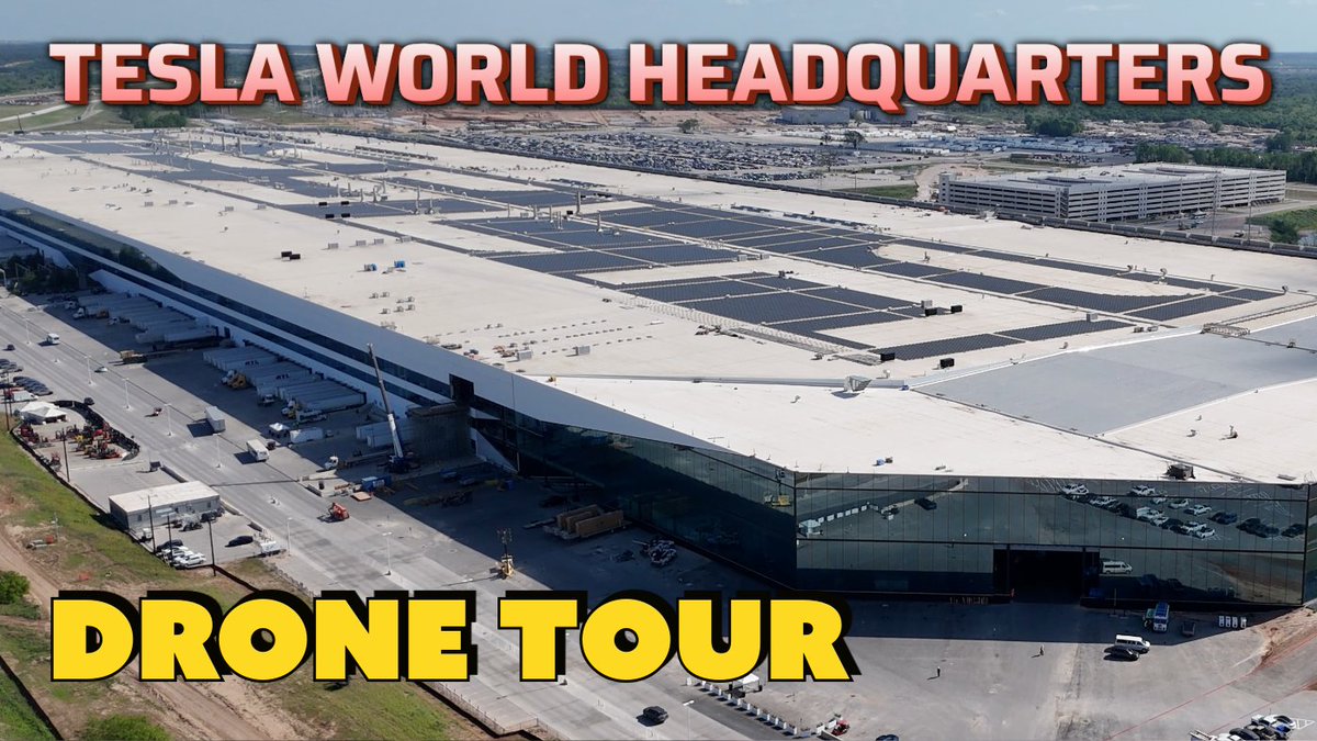 Check out today's exclusive Giga Texas drone tour with Joe Tegtmeyer! Thank you, Joe! @joetegtmeyer