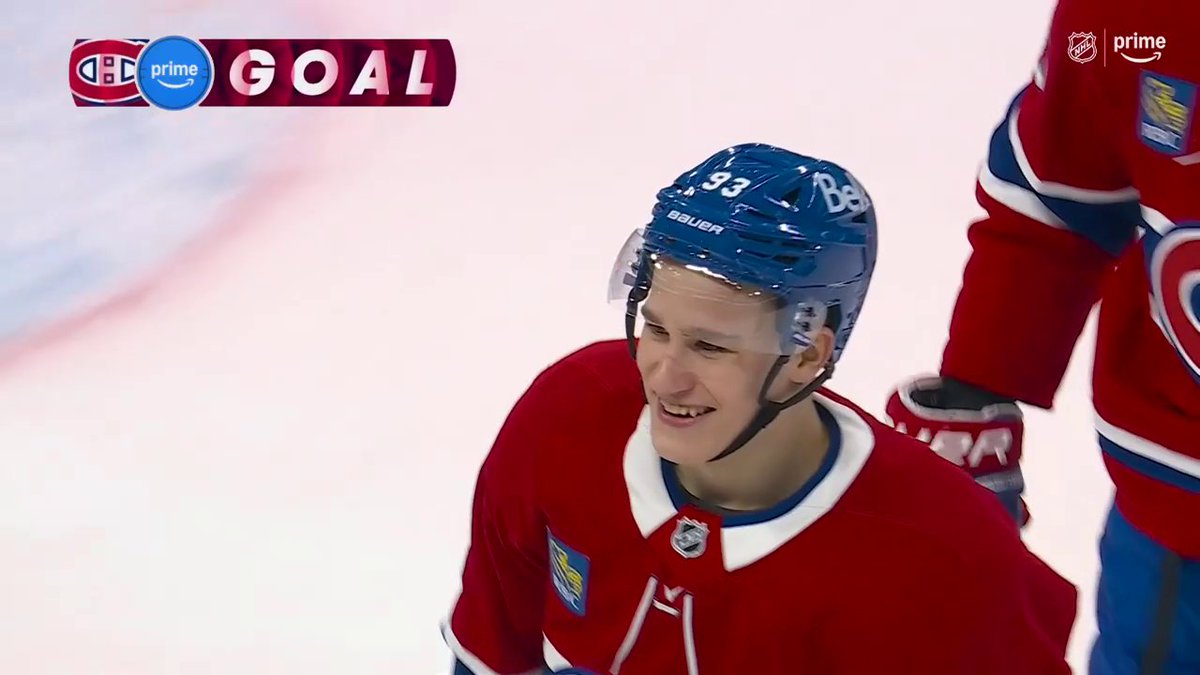 IVAN DEMIDOV HAS HIS FIRST POINT IN THE NHL!! 🙌 📺: Sports on Prime Canada ➡️