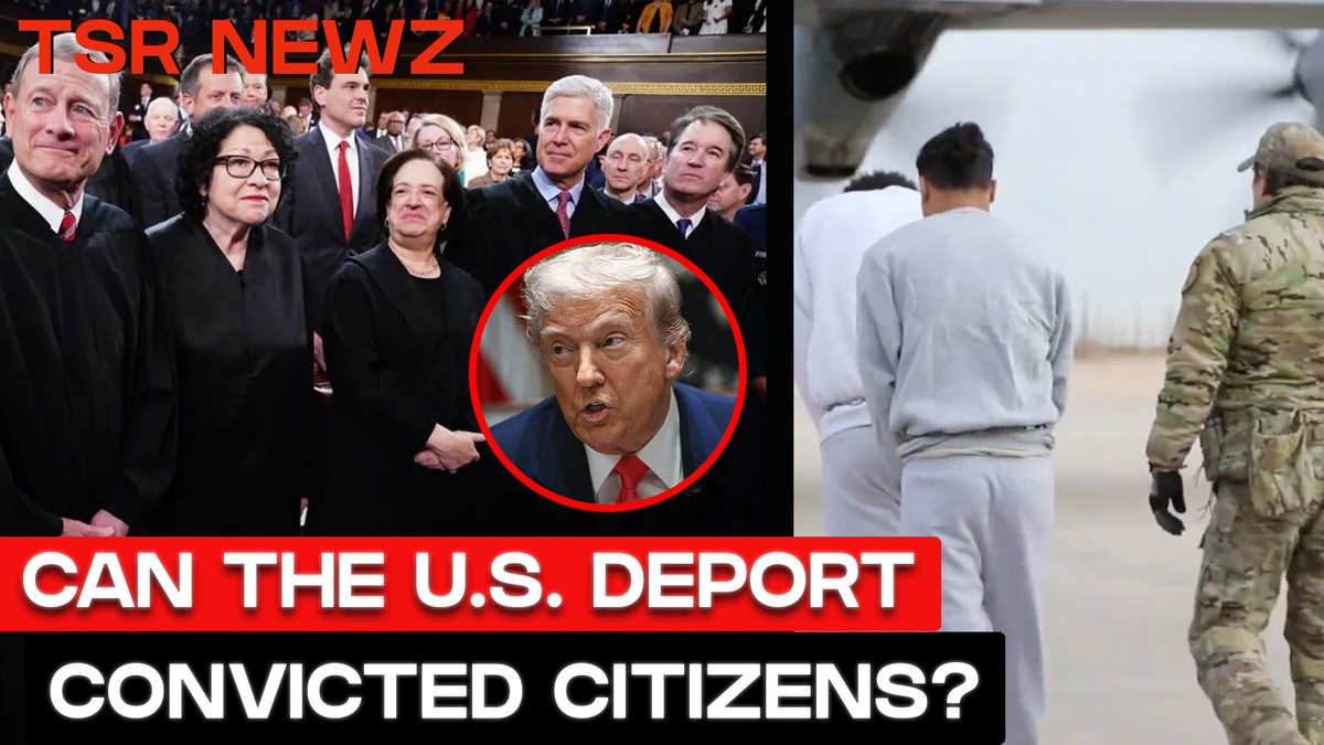 Should the government be allowed to deport citizens they claim are criminals? A.B. Burns-Tucker breaks it down on #TSRNewz...