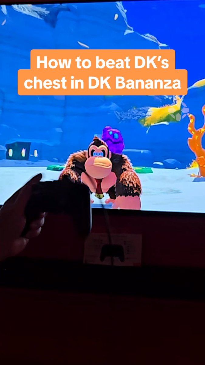 In Donkey Kong Bananza, DK can beat his chest at any time with a shake of the controller: