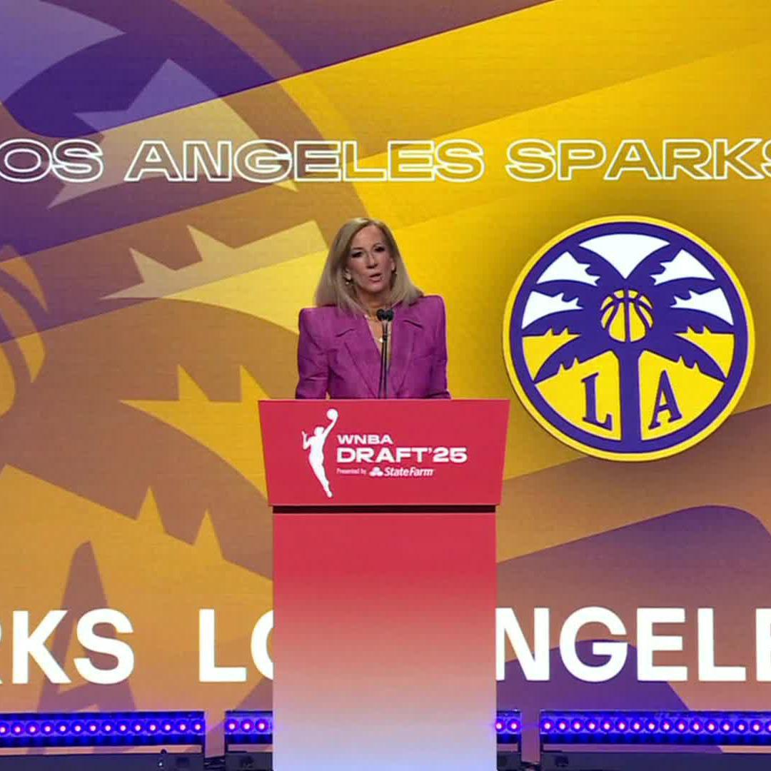 The moment we called Sarah Ashlee Barker's name. #WNBADraft