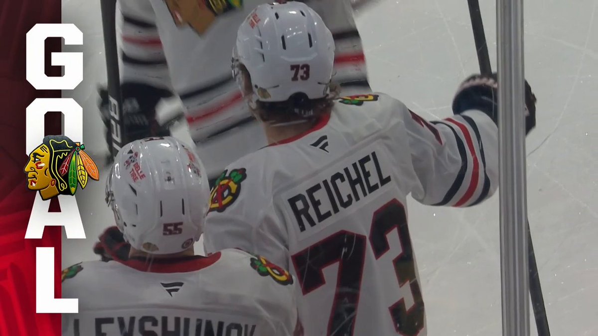 Lukas Reichel gives the Chicago Blackhawks the lead off a beautiful pass from Landon Slaggert! 😮 📺: Sports on Prime Canada ➡️