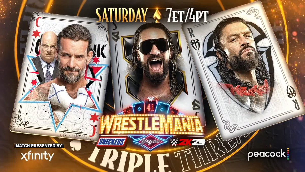 Which match are you most excited for at #WrestleMania this weekend? 👀