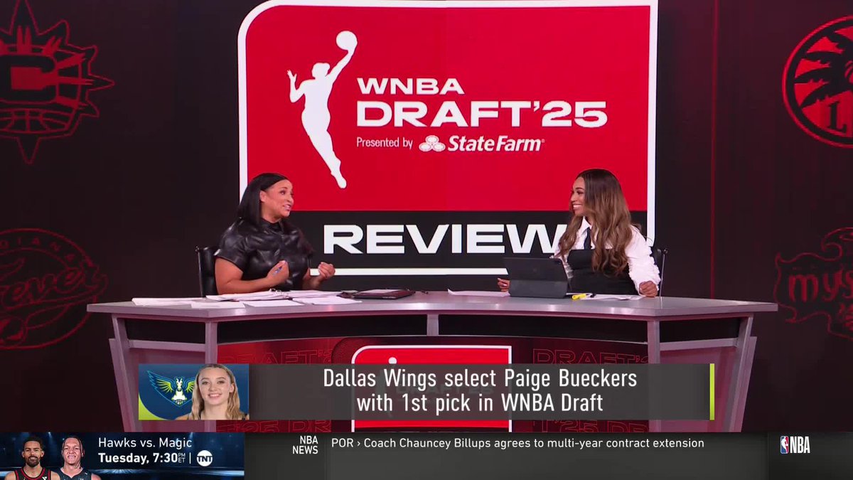 How does Paige Bueckers fit with Arike Ogunbowale in Dallas? 👀 Stephanie Ready &amp; Autumn Johnson✨ recap the #WNBADraft - Now on NBA TV!