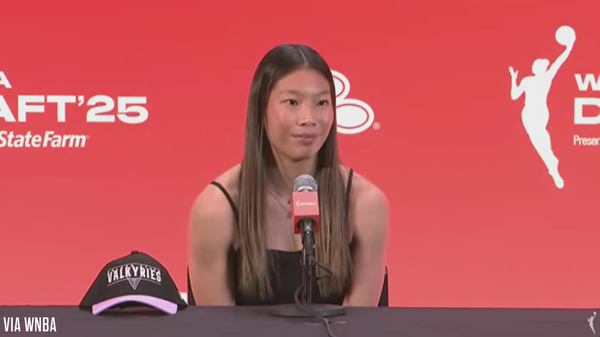 Kaitlyn Chen says that Caroline Ducharme told her to stay ready as the WNBA Draft went on: "She almost didn't let us use the bathroom, just in case" 😂