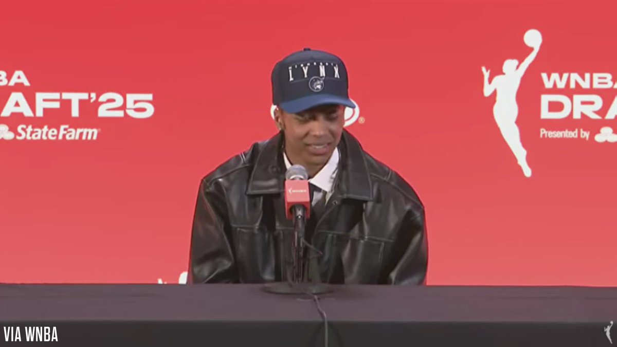"I'm so excited I got share the moment with Kait and Paige and I'm just super happy to be here" Aubrey Griffin talks about being drafted by the Minnesota Lynx:
