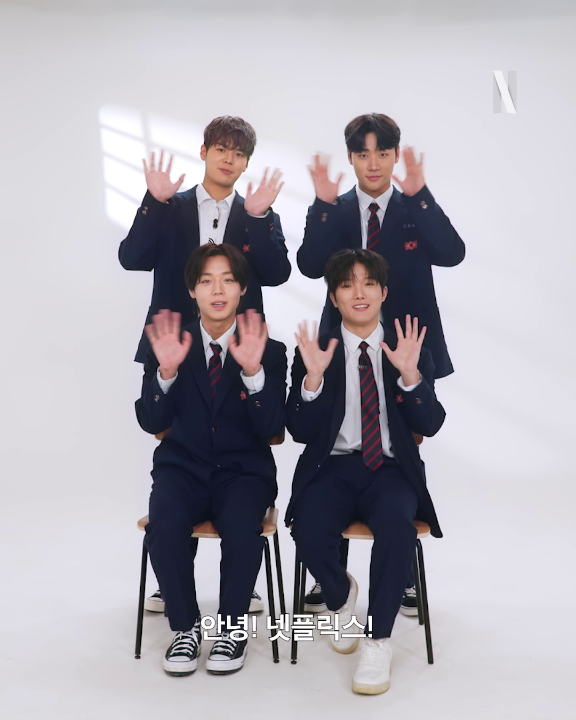Class 2 개학 D-10, 은장고 친구들이 전하는 메시지📱 <약한영웅 Class 2>, 4월 25일 오직 넷플릭스에서.
