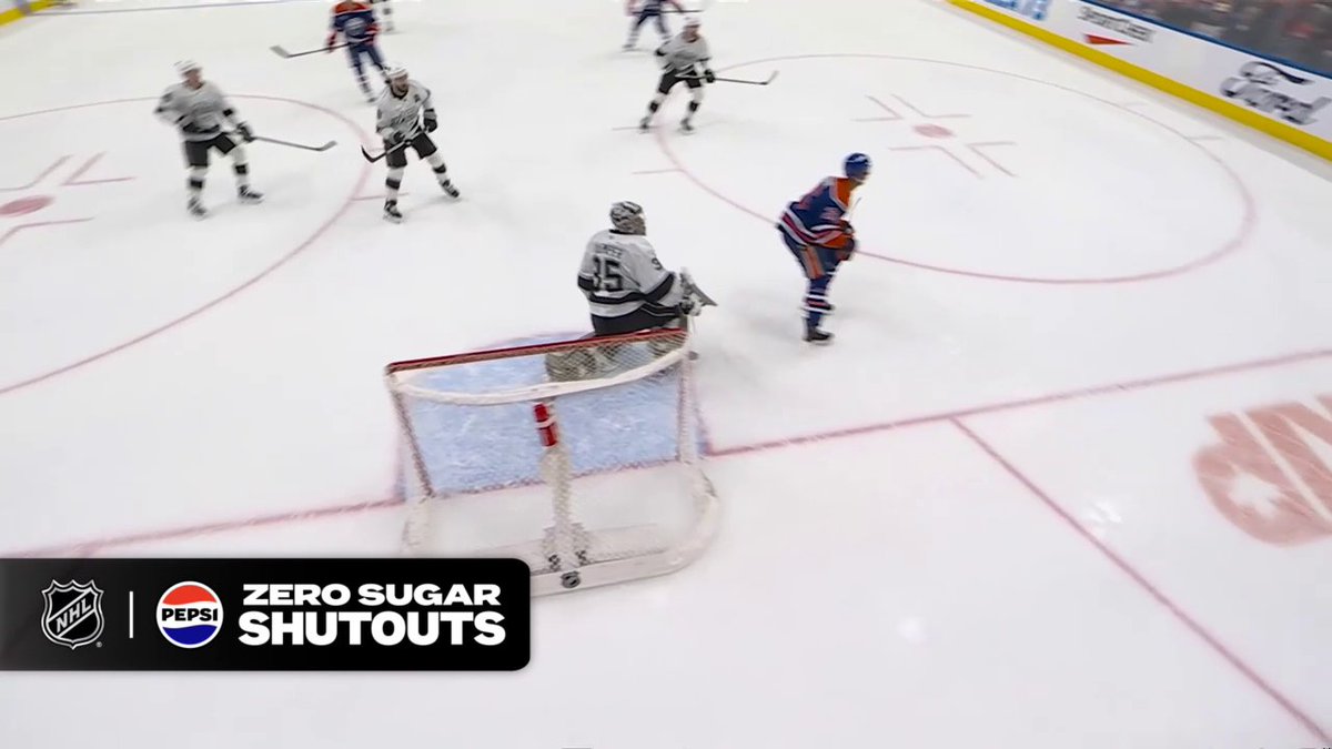 Darcy Kuemper and David Rittich combine for a shared Pepsi shutout in Edmonton!