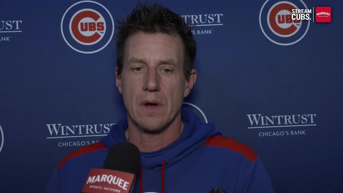 “We just had a bad night tonight.” Craig Counsell on the Cubs’ bullpen performance tonight.