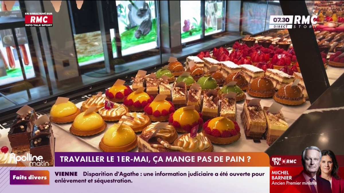 🥖 Si en théorie, aucun salarié n'a le droit de travailler le 1er mai, les boulangers tentent de négocier avec le ministère du Travail pour éviter de lourdes pertes #ApollineMatin