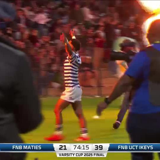 What a try to win the tournament. Precision in all respects. Congrats to Ikeys!